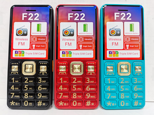 Teléfono de Bajo Precio F22, Mini Teléfono Resistente y Delgado de China, Teléfono con Botones, Triple SIM, Linterna, Triple SIM, Botón - Product Image 5