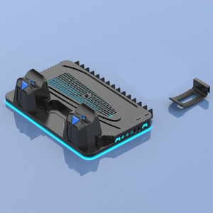 Estación de Carga RGB con Refrigeración para Consola PS5/Pro/Slim, Base Multifuncional para Controles, Soporte de Juego para Accesorios de <span class=keywords><strong>PlayStation</strong></span> <span class=keywords><strong>5</strong></span> - Product Image 4