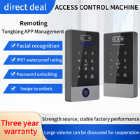 Reconnaissance d'empreintes digitales du visage biométrique ttlock téléphone portable intelligent bluetooth app système de contrôle d'accès à distance produits serrure de porte