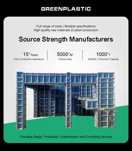 แบบหล่อคอนกรีตพีวีซีคุณภาพสูง สีขาว ทนการกัดกร่อน แข็งแรง ทนทาน ใช้ซ้ำได้ หนา 5-30 มม. - Product Image 4