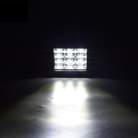 Nouvelle barre lumineuse de travail LED carrée encastrée 36W pour Jeep, camion, voiture, conduite tout-terrain, éclairage antibrouillard, système d'éclairage extérieur automobile