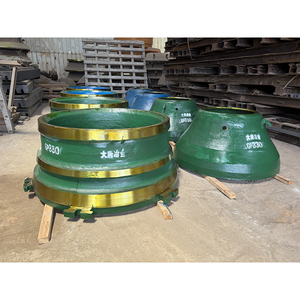 Pièces de concasseur à cône en acier à haute teneur en manganèse Mn18Cr2 : Revêtement de bol concave et manteau pour GP200, GP300, <span class=keywords><strong>GP500</strong></span> - Product Image 4