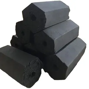 Charcoal Wholesalers Offer Easily Ignited Hexagonal Barbecue Charcoal Smokeless BBQ Charcoal That Burns For A Long Time