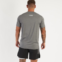 T-shirt de sport respirant sur mesure, vêtements de sport d'entraînement, t-shirt de sport blanc d'été, t-shirt de fitness athlétique pour hommes, t-shirts de sport pour hommes