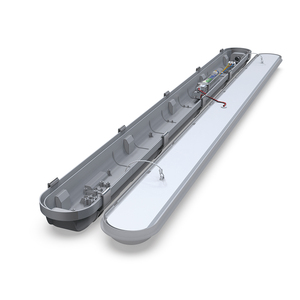 Cb OEM 60W 5ft hơi chặt chẽ ánh sáng AC100V 277V có thể liên kết tuyến tính Batten IP65 IK10 dẫn ánh sáng Trần không thấm nước đèn PC 150cm - Product Image 1