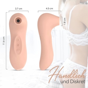 Latenight Suction Vibrator Silicone <strong>Sex</strong> <strong>Toy</strong> <strong>for</strong> <strong>Him</strong> and Couples Various Vibration Settings USB Charging Quiet Clitoral - Product Image 4