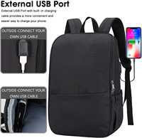 Nouveau sac à dos pour ordinateur portable professionnel, imperméable, antivol, avec port USB, pour l'université, l'école, design unisexe, compatible avec les ordinateurs portables de 16 pouces