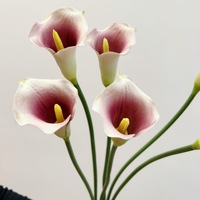 Handgemaakte Cala Lelie Kunstbloemenarrangement voor thuis, bruiloft, afstuderen, Pasen decoratie
