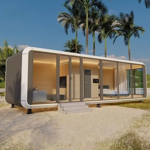 Weather Tight Weatherproof Durable Movable Long Lasting Prefabricated Steel Structure Apple Cabin <b>House</b> - Product Image 5