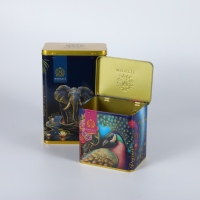 Boîtes à biscuits de luxe en métal en forme de boule, hermétiques, écologiques, de qualité alimentaire, en fer blanc, pour emballage de thé, bonbons, chocolat