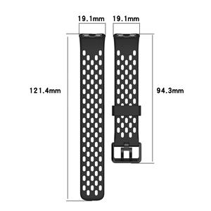 Bracelet de remplacement en silicone pour montre connectée, bracelet sport respirant pour <span class=keywords><strong>Huawei</strong></span> Band 8 9 10 - Product Image 3