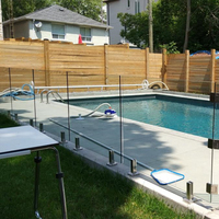 Support de fixation en acier inoxydable pour système de garde-corps en verre sans cadre pour terrasse, fourni directement par l'usine