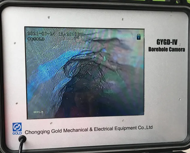 3D Video Deep Down Hole Wasser brunnen kamera Bohrloch kamera für Bohrloch inspektions kamera