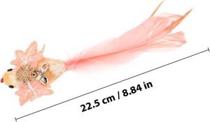 Jouet interactif pour chat avec plume naturelle, ventouse mains libres, pour jeu intérieur - Product Image 2