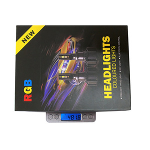 Faros LED de 12V al por Mayor, Aluminio IP68 8000LM 50W RGB, Ajuste Universal H1-H11 9004-9006, Garantía de 2 Años para Automóvil - Product Image 4