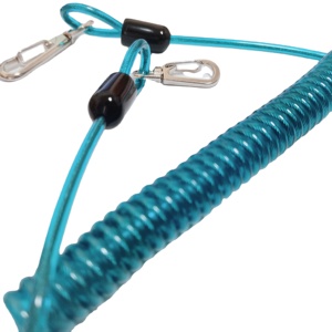 <span class=keywords><strong>Bobine</strong></span> en plastique d'outil de câble de ressort rétractable de lanière d'acier inoxydable de sécurité pour la construction - Product Image 4