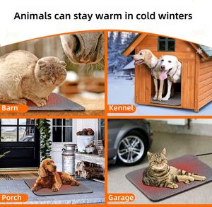 Colchón de PVC de lujo para mascotas, resistente al agua y con control de temperatura, uso seguro al aire libre para gatos y perros - Product Image 6