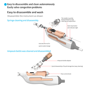 Kim-miễn phí <span class=keywords><strong>Mesotherapy</strong></span> Súng tóc tiêm thiết bị cho khuôn mặt với axit huyết thanh mặt <span class=keywords><strong>Mesotherapy</strong></span> cụ - Product Image 3