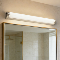 Lampe LED murale étanche IP44 pour miroir de salle de bain, vente en gros d'usine, éclairage mural LED pour maison et hôtel, art mural