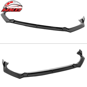 เหมาะสำหรับ Honda Civic 25-26 IKON V2 สไตล์สปอยเลอร์กันชนหน้าสีดำเงา อะไหล่รถยนต์ อุปกรณ์ตกแต่งรถยนต์ - Product Image 2