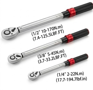 Set Kunci Torsi Ratchet 6 Buah 1/2-Inch Drive Dapat Diatur 10-170 N.m Operasi Manual Bahan Baja Chrome Vanadium - Laris Terjual - Product Image 2