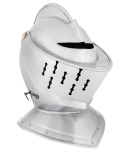 Casco medieval cerrado ca. del siglo VI Armadura de Caballero de Acero 1520, Época Renacentista, Principios del Siglo XVI, Casco Histórico Usable - Product Image 1