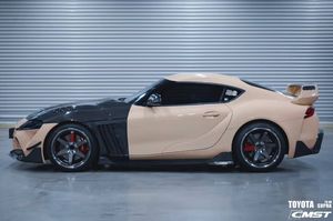 Perfect Fit Modify CMST Carbon Fiber Body Kit for Toyota <strong>Supra</strong> Includes Front Lip Side Skirts Rear Diffuser Spoiler <strong>Top</strong> Quality - Product Image 4