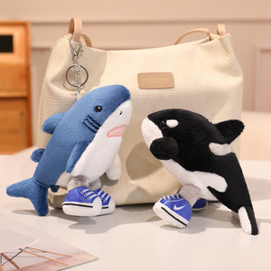 Benutzer definierte italienische Brain rot Shark Charakter Plüsch tier Italienische Brain rot Tralalero Tralala Plüsch tier Benutzer definierte Anime Plüsch tier - Product Image 5
