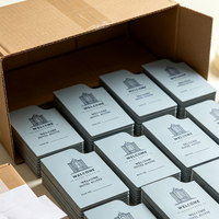 Hotel-Schlüsselkartenhülle mit individuellem Logo-Druck auf dickem Premium-Papier, Heißprägung in Gold oder Silber, für maßgeschneiderte Größenanfertigung