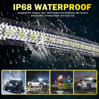 Barra de luz LED OEM para Jeep, camión y barco, 3 filas, 6500K, curvada y recta, Color blanco, nueva condición para uso todoterreno, para el PARA EL para el para la para el PARA EL para el barco, K