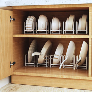 Organizador de Almacenamiento Moderno para Encimera de Metal, Estante, Soporte, Gabinete, Tabla de Cortar, Tazón, Tapa de Olla, Soporte para Platos - Product Image 3
