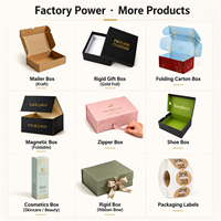 Boîte d'emballage en carton ondulé personnalisée avec logo imprimé, emballage plat, boîte en carton découpée, boîte à expédition en kraft pliable