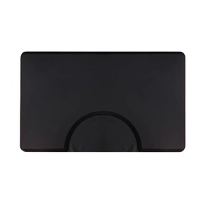 Black <b>Half</b> Round PU Anti Fatigue Salon Mat Waterproof Oilproof Non <b>Slip</b> Semi Circle Barber Floor Mat Shock Absorbing Easy Clean - Product Image 2