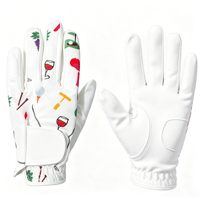 Guantes de Golf de Piel Sintética PU para Hombre y Mujer, de Alto Rendimiento, Ecológicos, Económicos, Duraderos, Ligeros, con Logotipo y Color Personalizados