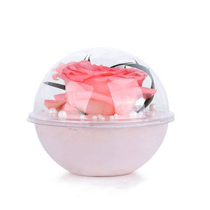 230ml 390ml 490ml 690ml Boule ronde en plastique à fond plat <span class=keywords><strong>transparent</strong></span> Faveurs de fête Gâteau mousse Dragées Conteneur Boîte d'emballage de bonbons - Product Image 2