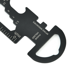 Outil multifonction en acier inoxydable EDC, ouvre-bouteille, tournevis, support de téléphone, clés à rayons, porte-clés 7x3cm, survie en plein air - Product Image 4