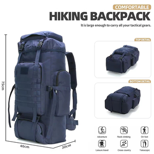 75L Waterproof Large Capacity Outdoor Sports <b>Backpack</b> with Hydration Bag for Mountaineering Hiking - Product Image 4