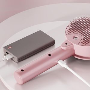 USB ricaricabile <span class=keywords><strong>Pet</strong></span> spazzola pulizia a vapore cane gatto peli di spargimento pettine antistatico con funzione di spruzzatura spazzola per la toelettatura - Product Image 6