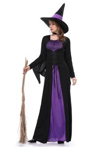 Disfraz de Bruja 2026 al por Mayor, Traje de Juego de Rol de Diablo, Disfraz de Hechicera para Halloween, Ropa para Actuaciones Escénicas - Product Image 4