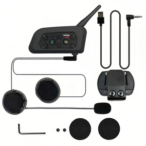 <span class=keywords><strong>Casque</strong></span> de moto V6plus en gros d'usine avec interphone d'équipe, réduction du bruit, anti-poussière, longue autonomie de batterie, étanche et filaire - Product Image 3
