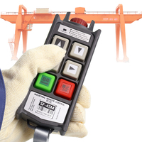 Control Remoto Industrial Universal de Radiofrecuencia con 4 Botones, Resistente al Agua IP66, de Una Sola Velocidad, con Bloqueo, Accesorios para Grúas