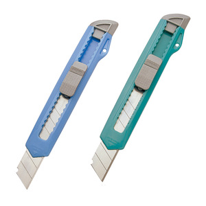 Cuchillo Multiusos Comix B2809, Hoja de Acero Inoxidable de 18 mm, Carcasa de Plástico Azul, para Oficina y Estudiantes - Product Image 1