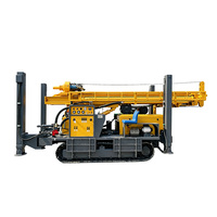 Foreuse hydraulique complète pour puits d'eau SY500, profondeur 500m, diesel 118kW, capacité de levage 26T, couple 10000N.m, machine de forage sur chenilles