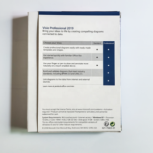 <span class=keywords><strong>2019</strong></span> <span class=keywords><strong>Visio</strong></span> Professional USB FPP Paquete <span class=keywords><strong>de</strong></span> software Activación en línea Aceptar personalizado 6 meses Garantía <span class=keywords><strong>de</strong></span> calidad Envío gratis - Product Image 2