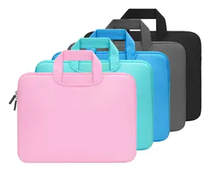 Hotselling Female Candy Color Neoprene Laptop Sling Bag Portable Neoprene Laptop Bags With Handles For 13 "Macbook Air