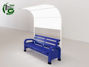 Banco <span class=keywords><strong>de</strong></span> aluminio para <span class=keywords><strong>cancha</strong></span> <span class=keywords><strong>de</strong></span> tenis con toldo, asientos con protección para exteriores para canchas deportivas - Product Image 4