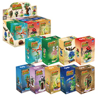 Ensemble de 9 modèles de blocs de construction miniatures d'insectes et de plantes, papillon, coccinelle, libellule, pour enfants, jouet éducatif STEM, cadeau