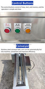 เครื่องแยกเมล็ดข้าวโพดหวานขายดี เครื่องนวดข้าวโพดสด เครื่องแยกเมล็ดข้าวโพด - Product Image 5