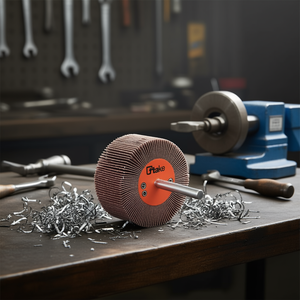 Disque à lamelles abrasif Ttake 40x25 mm, grain 60, tige de 6 mm pour le meulage - Product Image 3