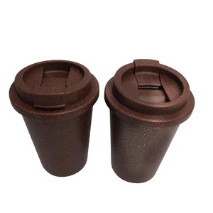 Biodegradable reusable bamboo fiber wholesale coffee cup Coffee ground cup